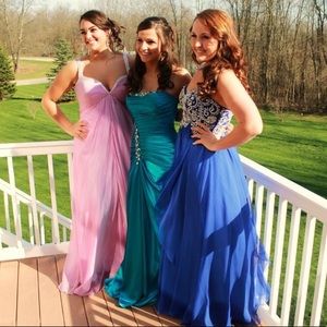 Sherri Hill Royal Blue Prom Dress